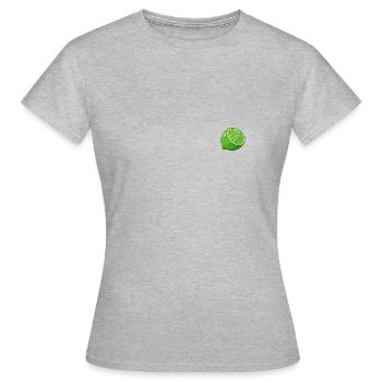 Lime Lime Fruit Fruit Fruits Drawing - Women's T-Shirt - heather grey - Front - AI Model Female 172 dark (172cm)