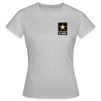 US Army - US Army - Women's T-Shirt - heather grey - Front - AI Model Female 172 dark (172cm)