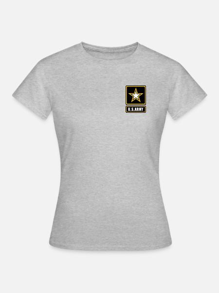 US Army - US Army - T-shirt Femme - gris chiné