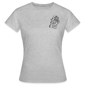 Anti-Zoo Foul - Women's T-Shirt - heather grey - Front - AI Model Female 172 dark (172cm)