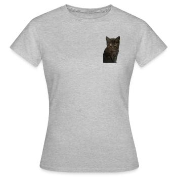 Enchanted Kitten - Women's T-Shirt - heather grey - Front - AI Model Female 172 dark (172cm)