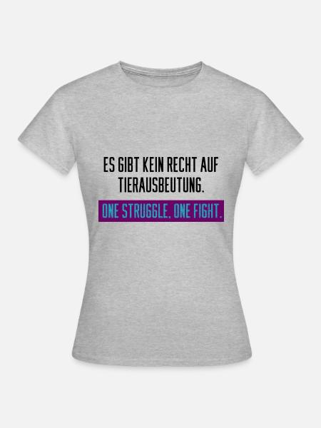 tierschutz - Frauen T-Shirt - Grau meliert