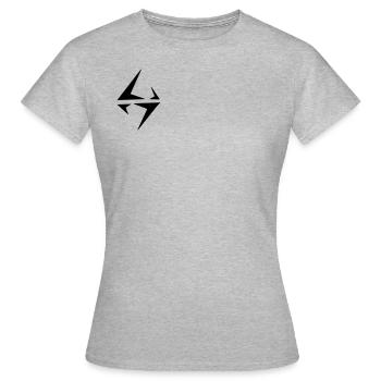 Symbole cool - T-shirt Femme - gris chiné - Devant - AI Model Female 172 dark (172cm)