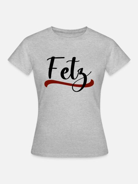 Fetz - Frauen T-Shirt - Grau meliert