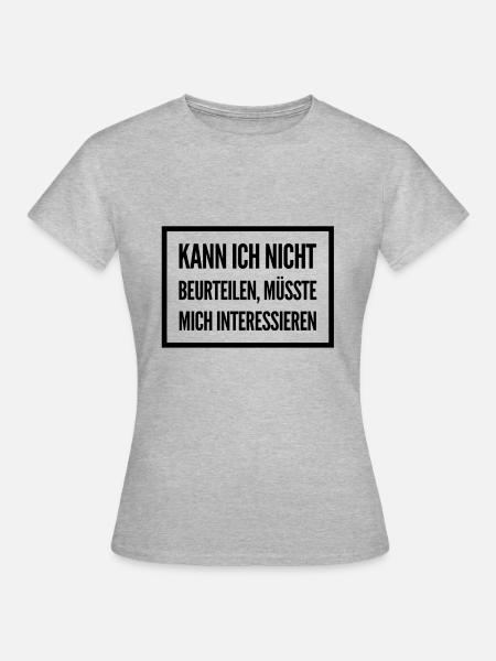 nicht meine Baustellen - Frauen T-Shirt - Grau meliert