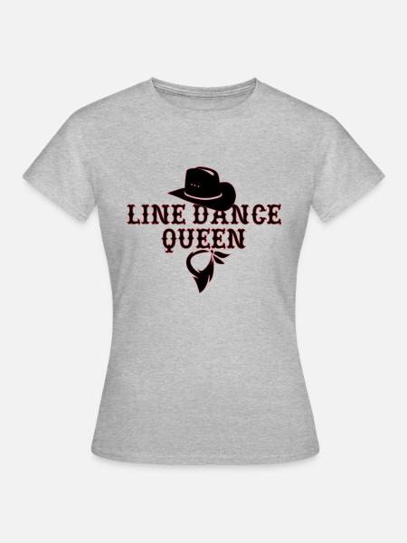 Line Dance, Line Dance, Line Dancing, Gift, - Women's T-Shirt - heather grey