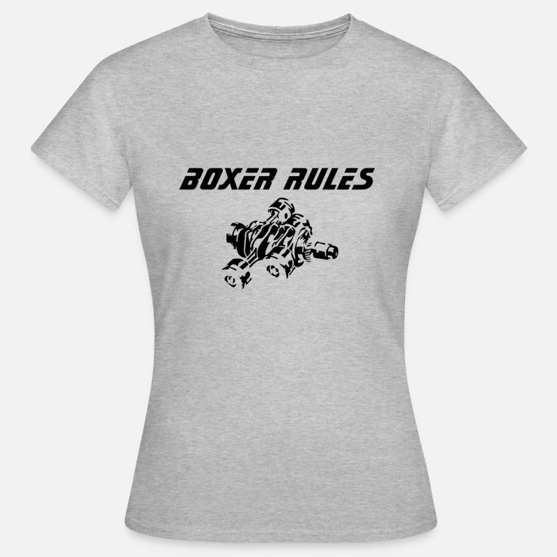 Boxer Rules - Women's T-Shirt - heather grey