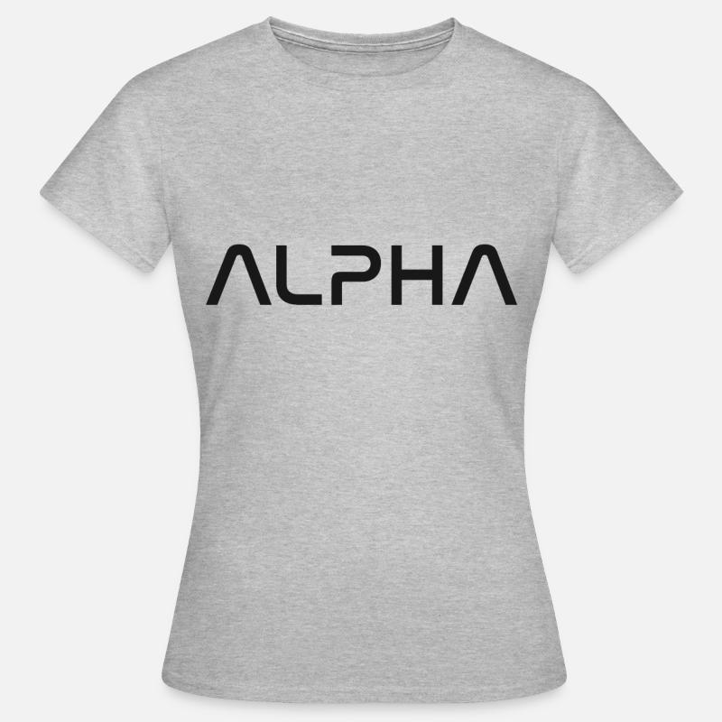 alpha - Women's T-Shirt - heather grey