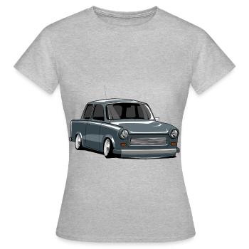 satellite - T-shirt Femme - gris chiné - Devant - AI Model Female 172 dark (172cm)