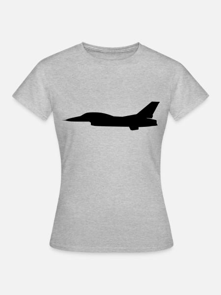 Ebene - Frauen T-Shirt - Grau meliert
