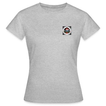 The magic of the Alps - Women's T-Shirt - heather grey - Front - AI Model Female 172 dark (172cm)