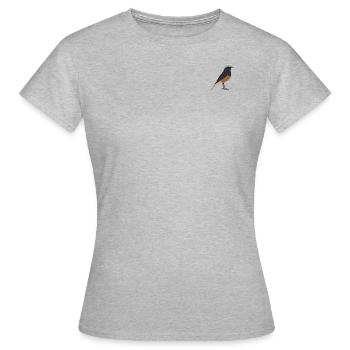 Queue rouge domestique - T-shirt Femme - gris chiné - Devant - AI Model Female 172 dark (172cm)