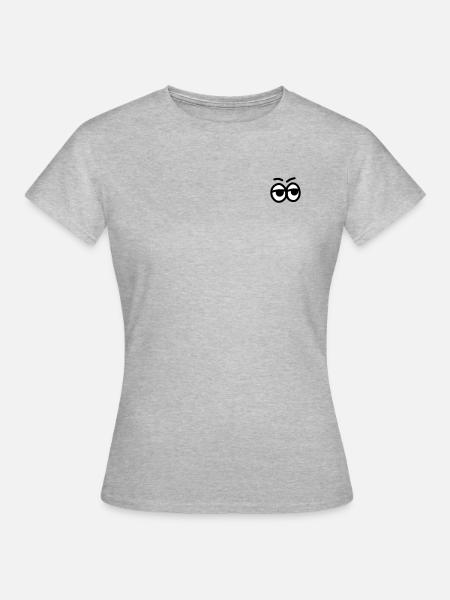 Augen - Dame-T-shirt - grå meleret