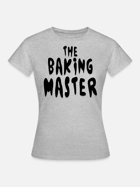 Printflow Baking Master - Frauen T-Shirt - Grau meliert
