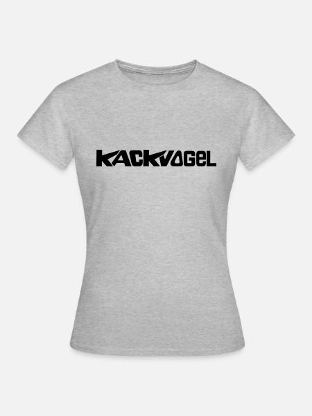 Kackvogel - Frauen T-Shirt - Grau meliert