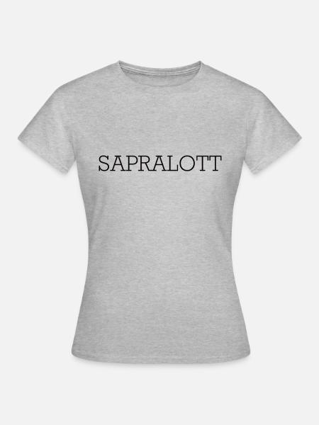 Sapralott - Frauen T-Shirt - Grau meliert