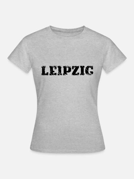 Leipzig - Frauen T-Shirt - Grau meliert