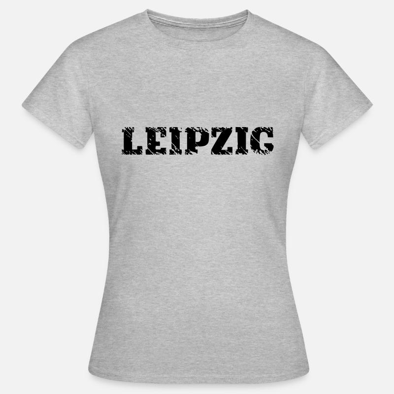 Leipzig - Frauen T-Shirt - Grau meliert