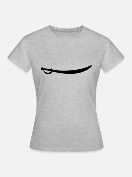 saebel - Frauen T-Shirt - Grau meliert