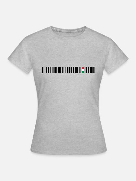 Italia - Frauen T-Shirt - Grau meliert