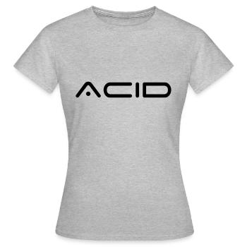 ACID 1 - Women's T-Shirt - heather grey - Front - AI Model Female 172 dark (172cm)