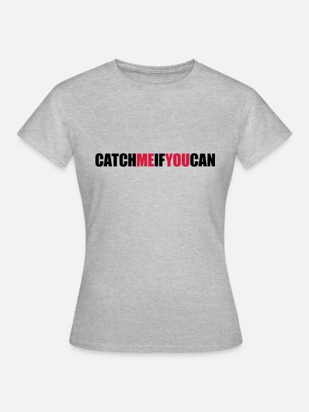 Rapide Catch Me - T-shirt Femme - gris chiné