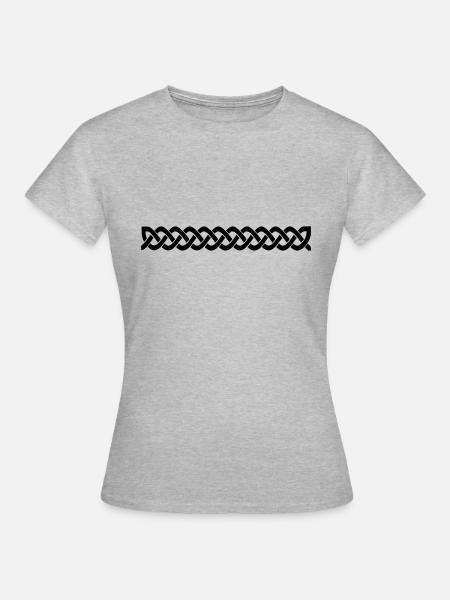 Celtic Border - Women's T-Shirt - heather grey