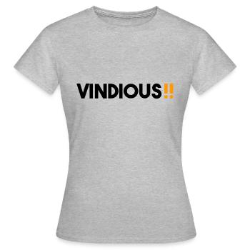 T-Shirt Humor, chti, weinerlich, ch'ti - Frauen T-Shirt - Grau meliert - Vorne - AI Model Female 172 dark (172cm)