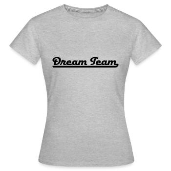 Équipe de rêve - T-shirt Femme - gris chiné - Devant - AI Model Female 172 dark (172cm)