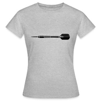 Dart Darts - Women's T-Shirt - heather grey - Front - AI Model Female 172 dark (172cm)