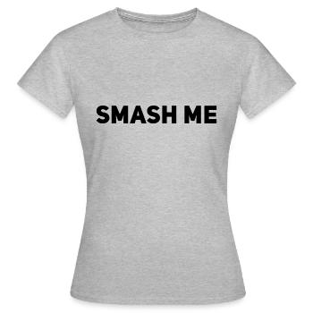 Smash - Women's T-Shirt - heather grey - Front - AI Model Female 172 dark (172cm)