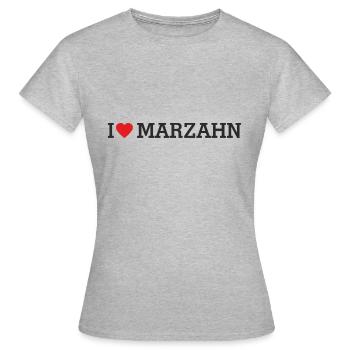 J'aime marzahn - T-shirt Femme - gris chiné - Devant - AI Model Female 172 dark (172cm)