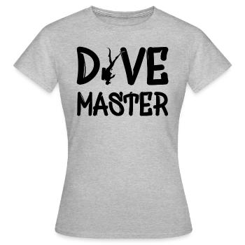 Dive Master - Frauen T-Shirt - Grau meliert - Vorne - AI Model Female 172 dark (172cm)