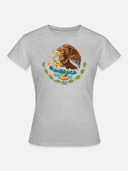 Mexiko Adler - Frauen T-Shirt - Grau meliert