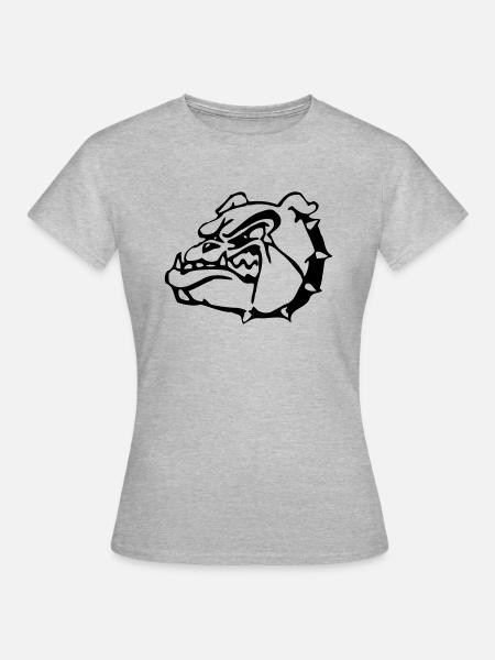 British Bulldog - T-shirt Femme - gris chiné