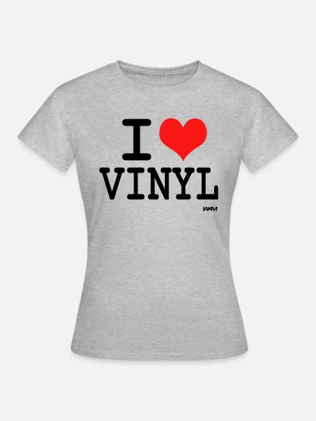 vinyl - Women's T-Shirt - heather grey