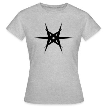 Sign - Frauen T-Shirt - Grau meliert - Vorne - AI Model Female 172 dark (172cm)
