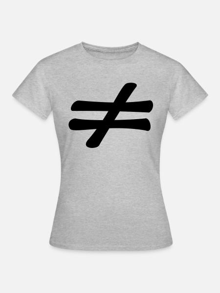 different - T-shirt Femme - gris chiné
