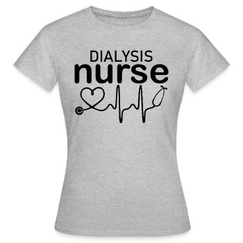 Nurse Krankenschwester Corona - Women's T-Shirt - heather grey - Front - AI Model Female 172 dark (172cm)