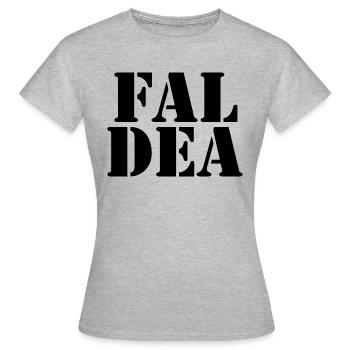 Langue frison Langue frison - T-shirt Femme - gris chiné - Devant - AI Model Female 172 dark (172cm)