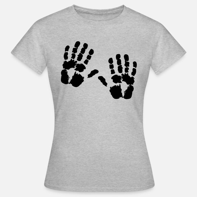 Do not touch me - Women's T-Shirt - heather grey