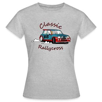 Rallycross - Frauen T-Shirt - Grau meliert - Vorne - AI Model Female 172 dark (172cm)