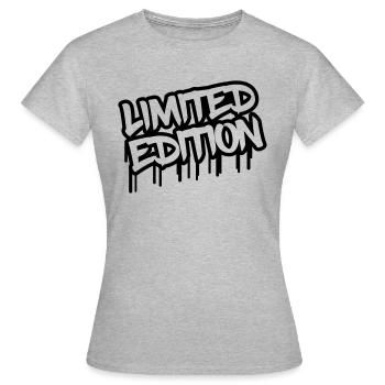 limited edition - Frauen T-Shirt - Grau meliert - Vorne - AI Model Female 172 dark (172cm)