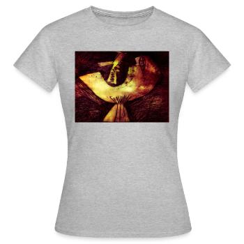 Enough is enough - Women's T-Shirt - heather grey - Front - AI Model Female 172 dark (172cm)