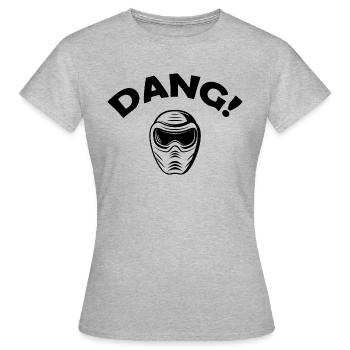 Paintball Airsoft - T-shirt Femme - gris chiné - Devant - AI Model Female 172 dark (172cm)