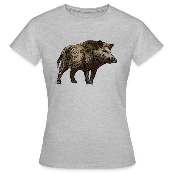 verrat - T-shirt Femme - gris chiné - Devant - AI Model Female 172 dark (172cm)