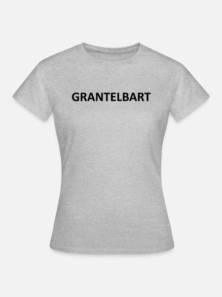 GRANTELBART Shirt - Frauen T-Shirt - Grau meliert