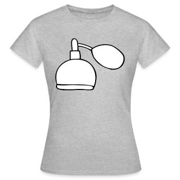 parfum - T-shirt Femme - gris chiné - Devant - AI Model Female 172 dark (172cm)