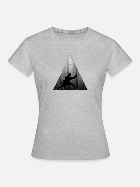 Shaolin - Frauen T-Shirt - Grau meliert