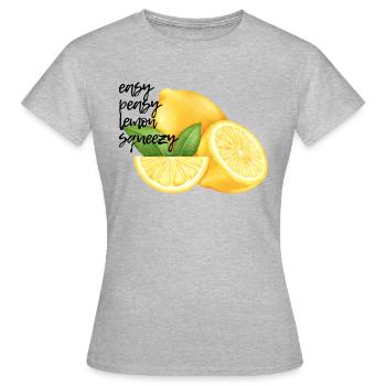 Lemon, lemon - Women's T-Shirt - heather grey - Front - AI Model Female 172 dark (172cm)